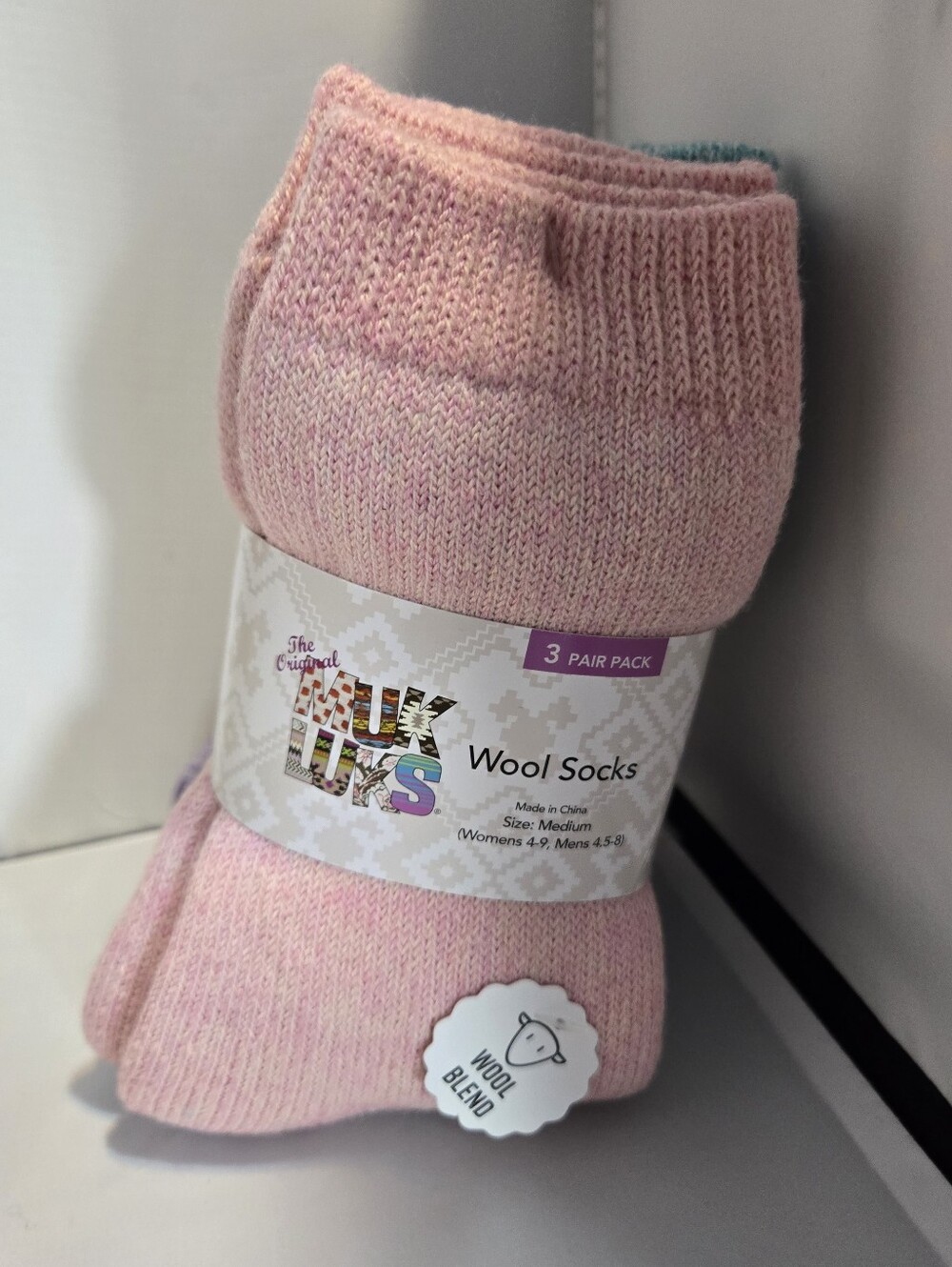Muk Luks Wool Socks-3 Pack